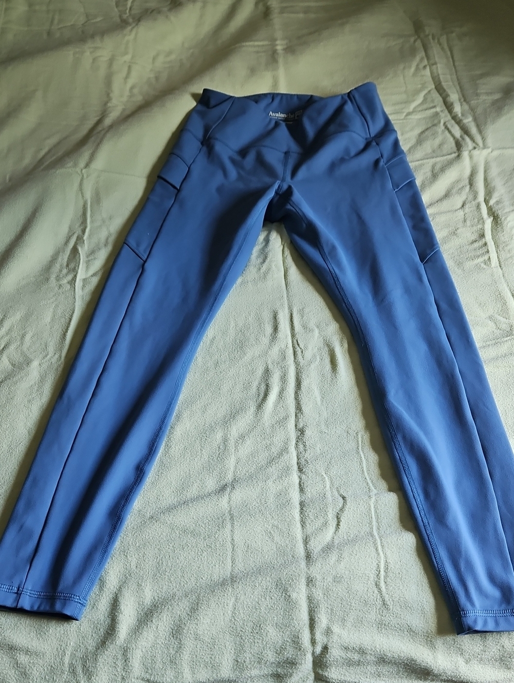 Avalanche Pants Womens M Blue High Waisted Compression Leggings
